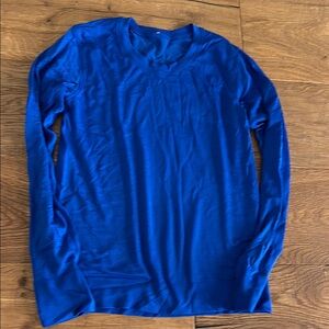 Vibrant Blue Long Sleeve Top